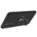 Samsung Galaxy S21 FE 5G Magnet Ring Grip / Kickstand Case - Black