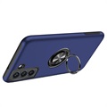 Samsung Galaxy S21 FE 5G Magnet Ring Grip / Kickstand Case - Navy Blue