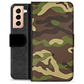 Samsung Galaxy S21+ 5G Premium Wallet Case - Camo