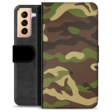 Samsung Galaxy S21+ 5G Premium Wallet Case - Camo