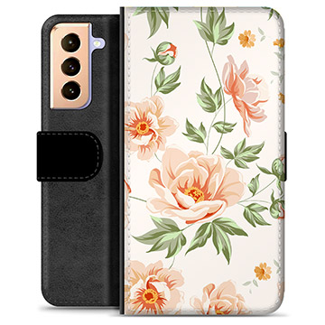 Samsung Galaxy S21+ 5G Premium Wallet Case - Floral