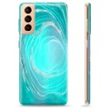 Samsung Galaxy S21+ 5G TPU Case - Turquoise Swirl