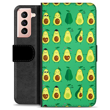 Samsung Galaxy S21 5G Premium Wallet Case - Avocado Pattern