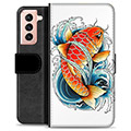 Samsung Galaxy S21 5G Premium Wallet Case - Koi Fish