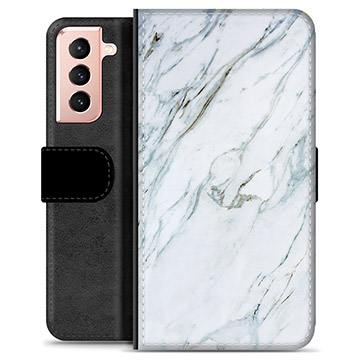 Samsung Galaxy S21 5G Premium Wallet Case - Marble