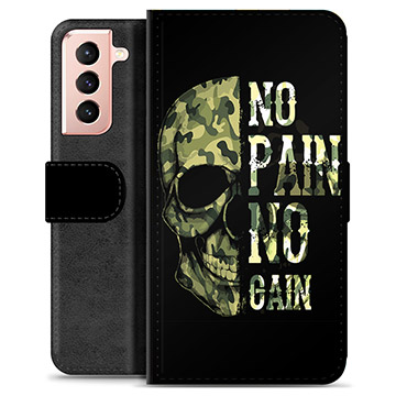 Samsung Galaxy S21 5G Premium Wallet Case - No Pain, No Gain