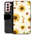 Samsung Galaxy S21 5G Premium Wallet Case - Sunflower