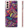Samsung Galaxy S21 5G TPU Case - Abstract Flowers