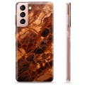 Samsung Galaxy S21 5G TPU Case - Amber Marble