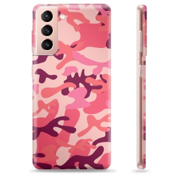 Samsung Galaxy S21 5G TPU Case - Pink Camouflage