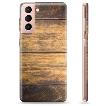 Samsung Galaxy S21 5G TPU Case - Wood
