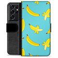 Samsung Galaxy S21 Ultra 5G Premium Wallet Case - Bananas