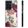 Samsung Galaxy S21 Ultra 5G Protective Cover - Romantic Flowers