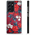 Samsung Galaxy S21 Ultra 5G Protective Cover - Vintage Flowers