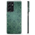 Samsung Galaxy S21 Ultra TPU Case - Green Mandala