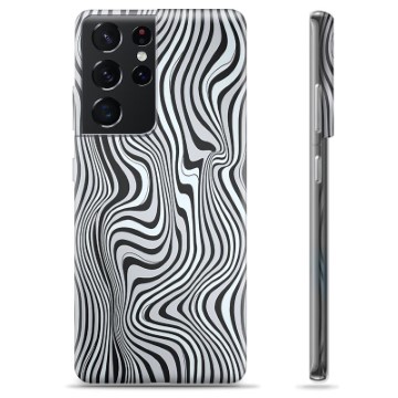 Samsung Galaxy S21 Ultra 5G TPU Case - Mesmerizing Zebra