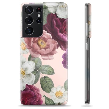 Samsung Galaxy S21 Ultra 5G TPU Case - Romantic Flowers