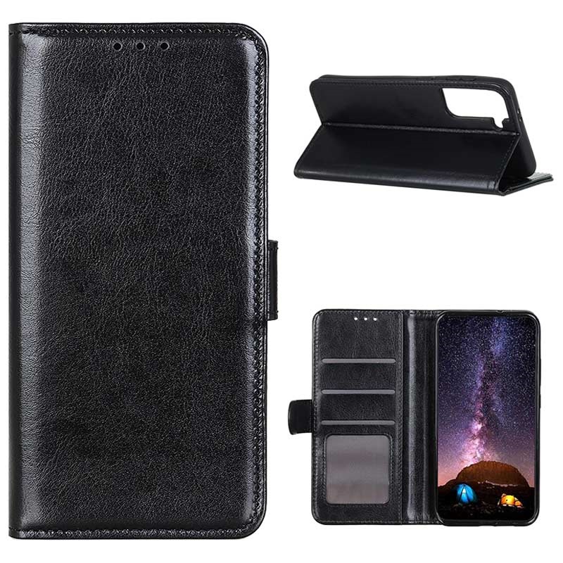 Samsung Galaxy S21 5g Wallet Case With Magnetic Closure Black Samsung Galaxy S21 5g Wallet Case With Magnetic Closure Black