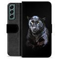 Samsung Galaxy S22+ 5G Premium Wallet Case - Black Panther