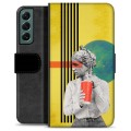 Samsung Galaxy S22+ 5G Premium Wallet Case - Retro Art