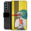 Samsung Galaxy S22+ 5G Premium Wallet Case - Retro Art