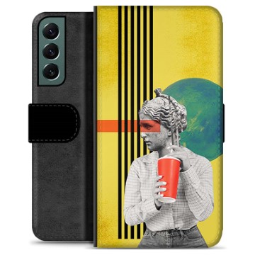 Samsung Galaxy S22+ 5G Premium Wallet Case - Retro Art