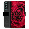 Samsung Galaxy S22+ 5G Premium Wallet Case - Rose