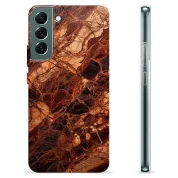 Samsung Galaxy S22+ 5G TPU Case - Amber Marble