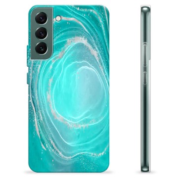 Samsung Galaxy S22+ 5G TPU Case - Turquoise Swirl