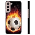 Samsung Galaxy S22 5G Protective Cover - Football Flame