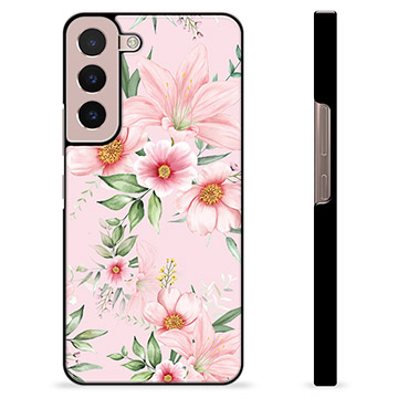 Samsung Galaxy S22 5G Protective Cover - Watercolor Flowers
