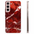 Samsung Galaxy S22 5G TPU Case - Red Marble