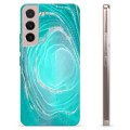 Samsung Galaxy S22 5G TPU Case - Turquoise Swirl