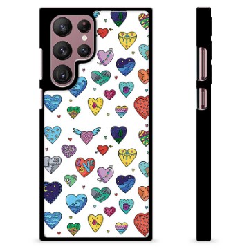 Samsung Galaxy S22 Ultra 5G Protective Cover - Hearts