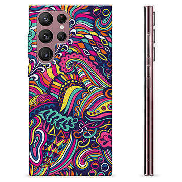 Samsung Galaxy S22 Ultra 5G TPU Case - Abstract Flowers