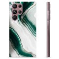 Samsung Galaxy S22 Ultra 5G TPU Case - Emerald Marble