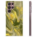 Samsung Galaxy S22 Ultra 5G TPU Case - Olive Marble