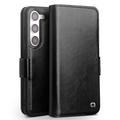 Samsung Galaxy S23 5G Qialino Classic Wallet Leather Case - Black