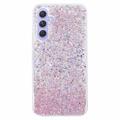 Samsung Galaxy S23 FE Glitter Flakes TPU Case - Pink