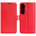 Samsung Galaxy S23 FE Wallet Case with Magnetic Closure - Red