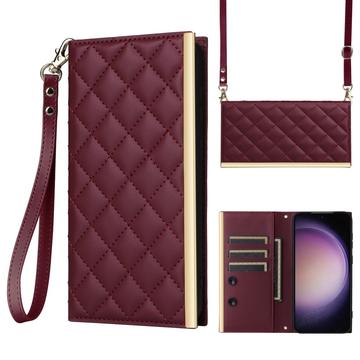 Samsung Galaxy S23 Luxury Quilted Wallet Case