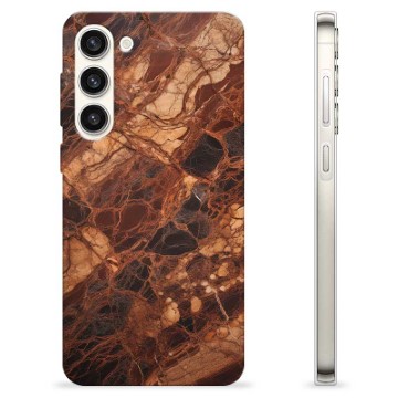 Samsung Galaxy S23+ 5G TPU Case - Amber Marble