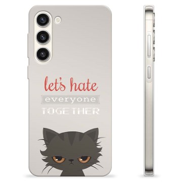 Samsung Galaxy S23+ 5G TPU Case - Angry Cat