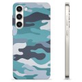 Samsung Galaxy S23+ 5G TPU Case - Blue Camouflage