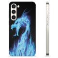 Samsung Galaxy S23+ 5G TPU Case - Blue Fire Dragon