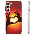 Samsung Galaxy S23+ 5G TPU Case - Heart Silhouette