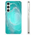 Samsung Galaxy S23+ 5G TPU Case - Turquoise Swirl