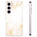 Samsung Galaxy S23 5G TPU Case - Golden Pearl Marble