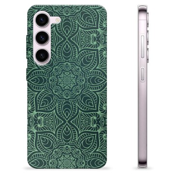 Samsung Galaxy S23 5G TPU Case - Green Mandala