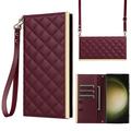 Samsung Galaxy S23 Ultra Luxury Quilted Wallet Case